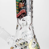 10" King Of Death Design Glass Beaker Bong Glass Bong 777 Smoke
