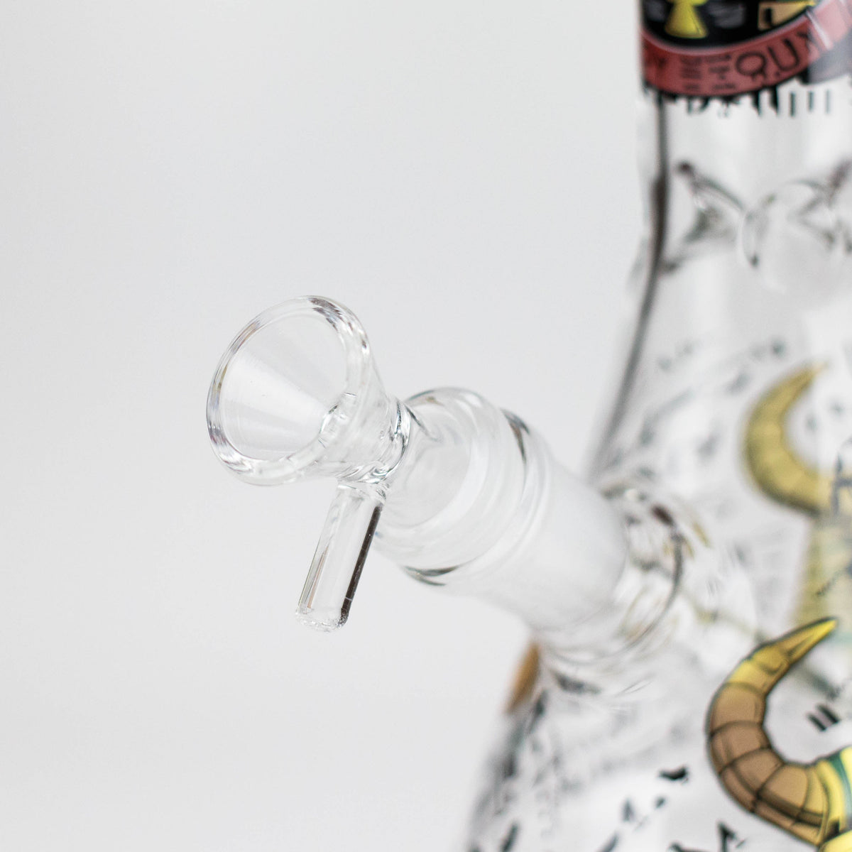 10" King Of Death Design Glass Beaker Bong Glass Bong 777 Smoke