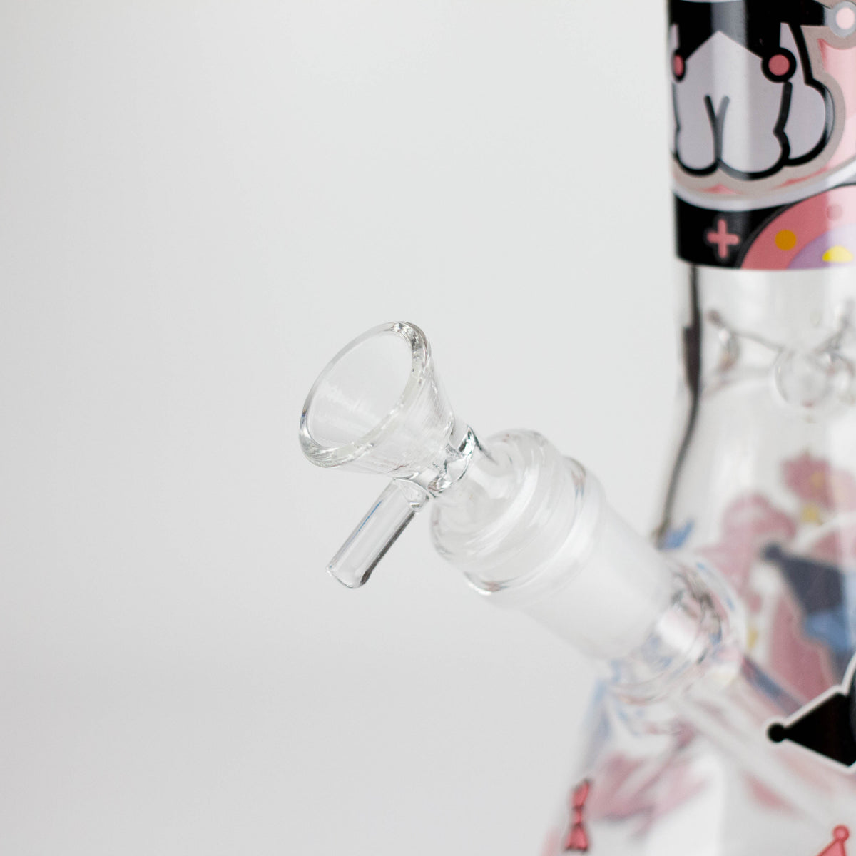 10" Cartoon Girl Design Glass Beaker Bong Glass Bong 777 Smoke