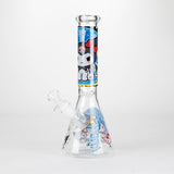 10" Cartoon Girl Design Glass Beaker Bong Glass Bong 777 Smoke Design4