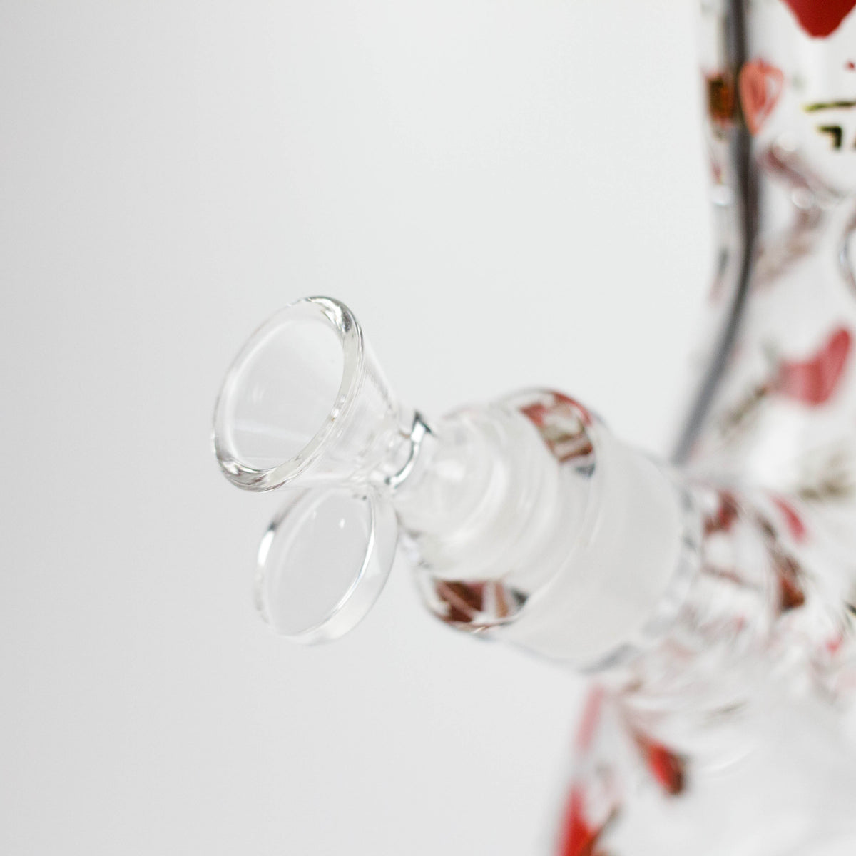 14" Love Design 7mm Thick Heavy Duty Glass Beaker Bong