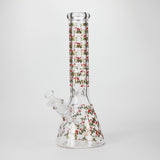 14" Love Design 7mm Thick Heavy Duty Glass Beaker Bong