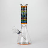 10" Prism Mosaic Design Glass Beaker Bong