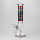 10" Prism Mosaic Design Glass Beaker Bong