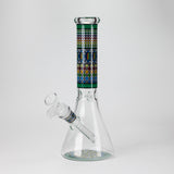 10" Prism Mosaic Design Glass Beaker Bong