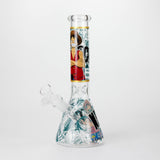 10" Anime Legends Design Glass Beaker Bong