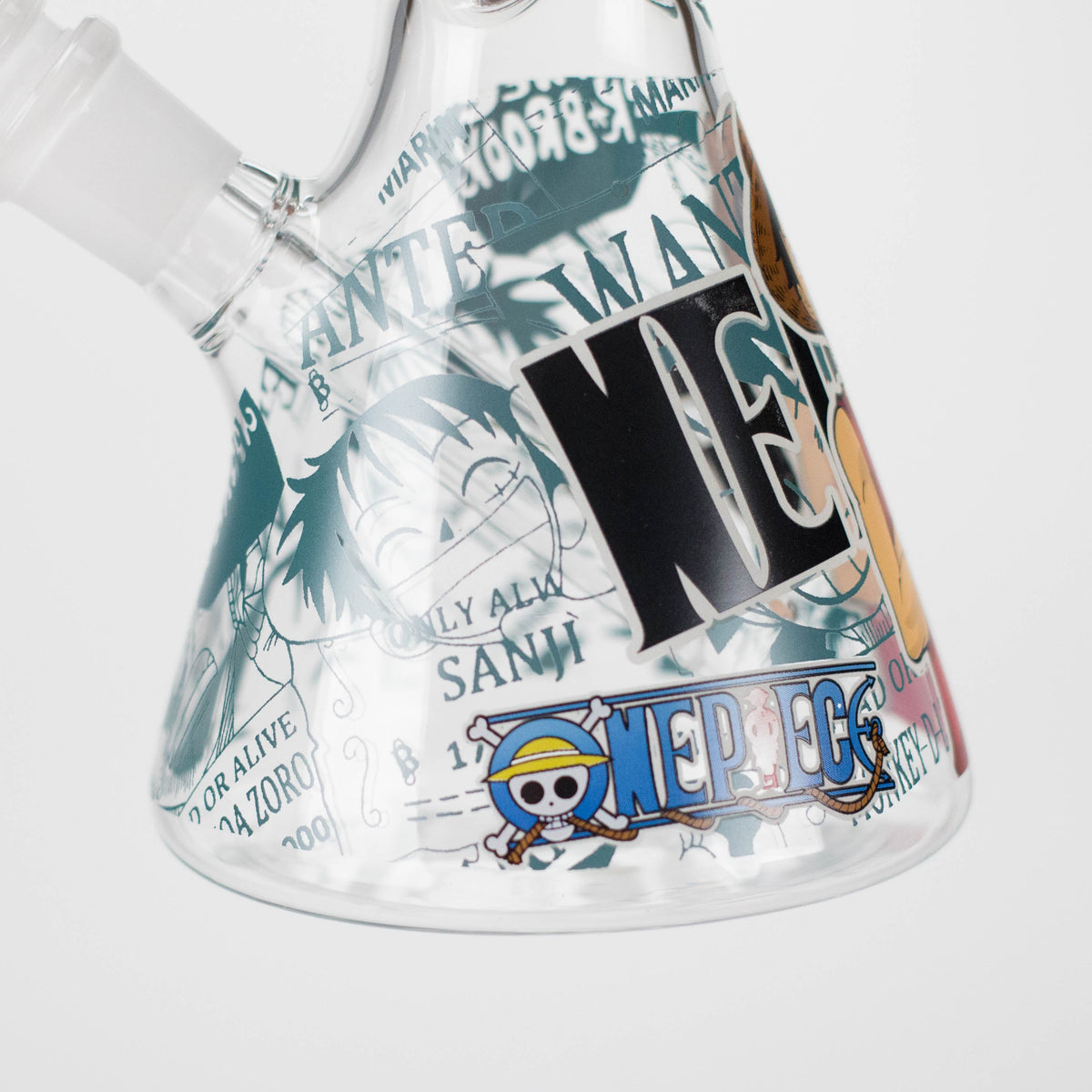 10" Anime Legends Design Glass Beaker Bong