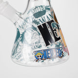 10" Anime Legends Design Glass Beaker Bong