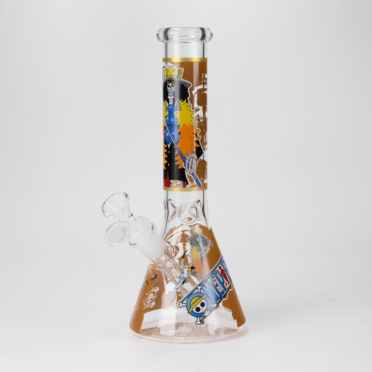 10" Anime Legends Design Glass Beaker Bong