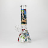 10" Anime Legends Design Glass Beaker Bong