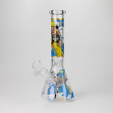 10" Anime Legends Design Glass Beaker Bong