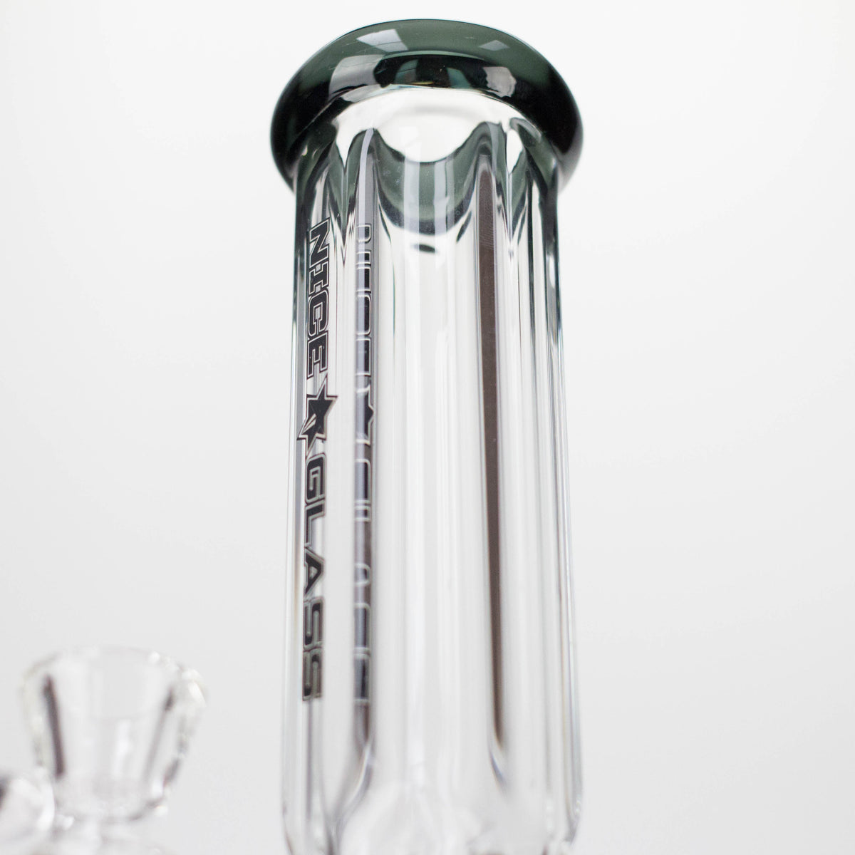 NG | 12 inch Hexagon Tube Cone Perc Bong [YN1183]