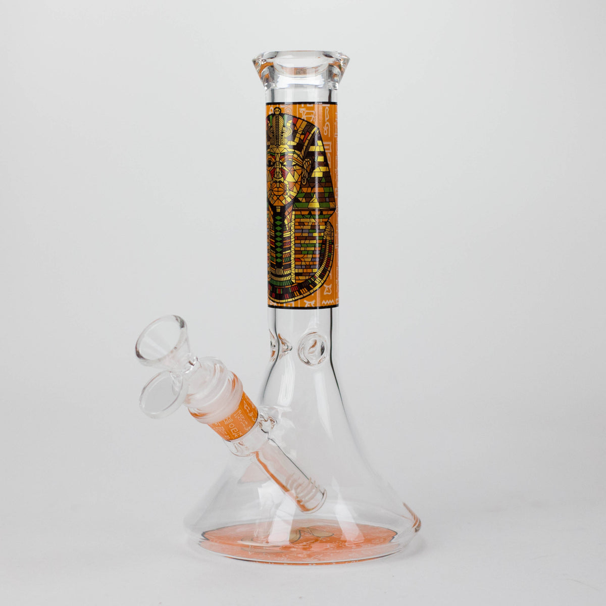 10" Pharaoh's Legacy Design Glass Beaker Bong