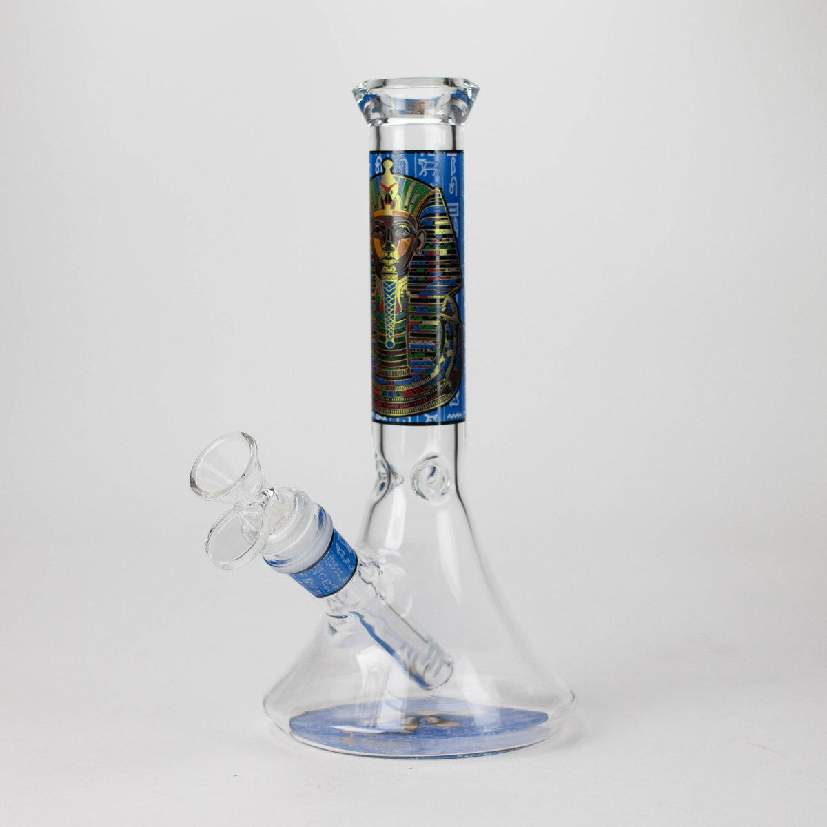 10" Pharaoh's Legacy Design Glass Beaker Bong
