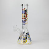 10" Lovely Cartoon Design Glass Beaker Bong