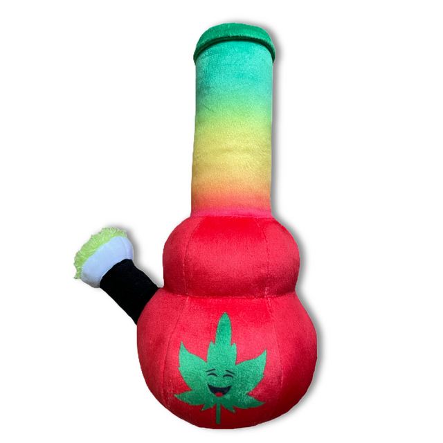 Bo da Bong - Parody Plush Rasta Color Squeaker Dog Toy - 9" For Pet PAW20