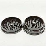 2.5" Poker Design Acrylic Grinder – 3-Layer (Box of 12) Display Pack 777 Smoke