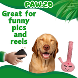 Harmony Bong - Parody Plush Squeaky Dog Toy - 10" For Pet PAW20