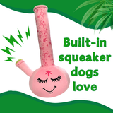 Harmony Bong - Parody Plush Squeaky Dog Toy - 10" For Pet PAW20