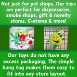 Mary Jane the Marijuana Leaf - Squeaky Dog Toy & Shelf-Sitter Plushie - 13" For Pet PAW20