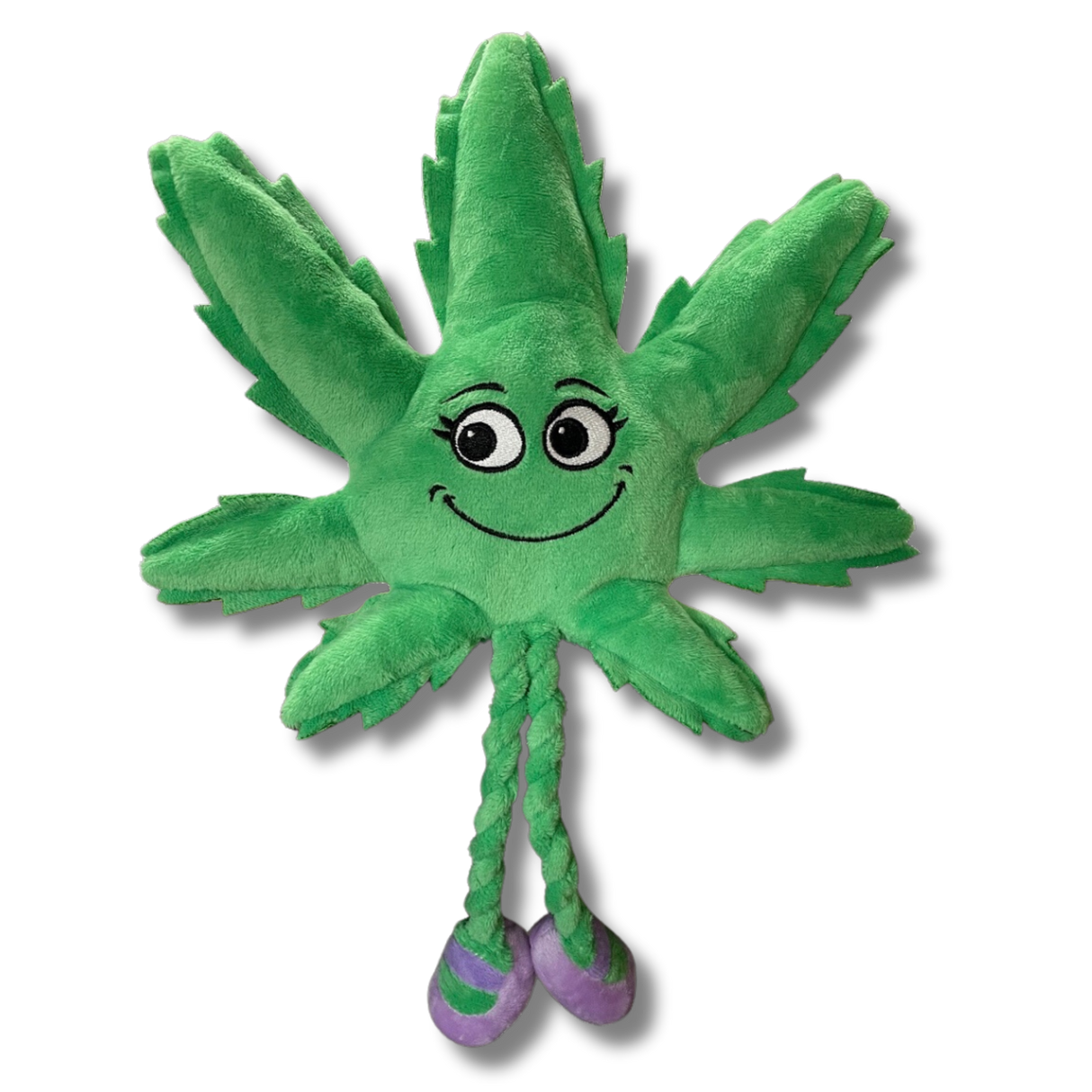 Mary Jane the Marijuana Leaf - Squeaky Dog Toy & Shelf-Sitter Plushie - 13" For Pet PAW20