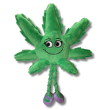 Mary Jane the Marijuana Leaf - Squeaky Dog Toy & Shelf-Sitter Plushie - 13" For Pet PAW20