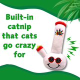 Lil' Billie Bong - Parody Plush Catnip Cat Toy - 5" For Pet PAW20