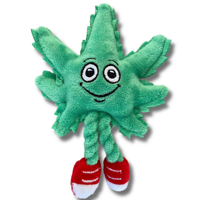Lil' MJ the Marijuana Leaf - Plush Catnip Cat Toy - 6" For Pet PAW20