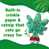 Lil' MJ the Marijuana Leaf - Plush Catnip Cat Toy - 6" For Pet PAW20