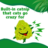 Bud Jr. the Weed Nug - Plush Catnip Cat Toy - 3" For Pet PAW20