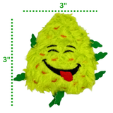 Bud Jr. the Weed Nug - Plush Catnip Cat Toy - 3" For Pet PAW20