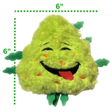 Bud the Weed Nug - Parody Plush Squeaky Dog Toy - 6" For Pet PAW20