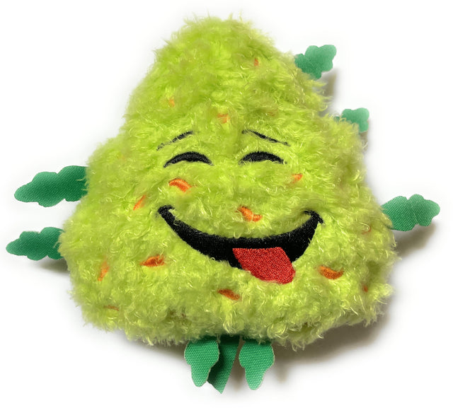 Bud the Weed Nug - Parody Plush Squeaky Dog Toy - 6" For Pet PAW20