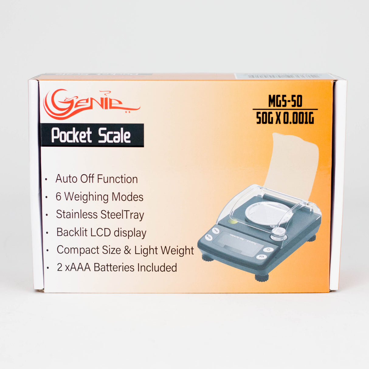 Genie | MG5-50 Pocket Scale – 50g × 0.001g Scale BB Canada