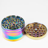 HIT | Rainbow Metal Grinder 4parts 63mm [HIT804] - display of 6 Display Pack NIBO Distribution