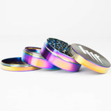 HIT | Rainbow Metal Grinder 4parts 63mm [HIT804] - display of 6 Display Pack NIBO Distribution