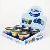 HIT | Rainbow Metal Grinder 4parts 63mm [HIT804] - display of 6 Display Pack NIBO Distribution