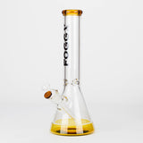 FOGGX | 14" Beaker Glass Bong – 7mm Thick [FT540] Glass Bong LEHIGH WHOLESALE Amber