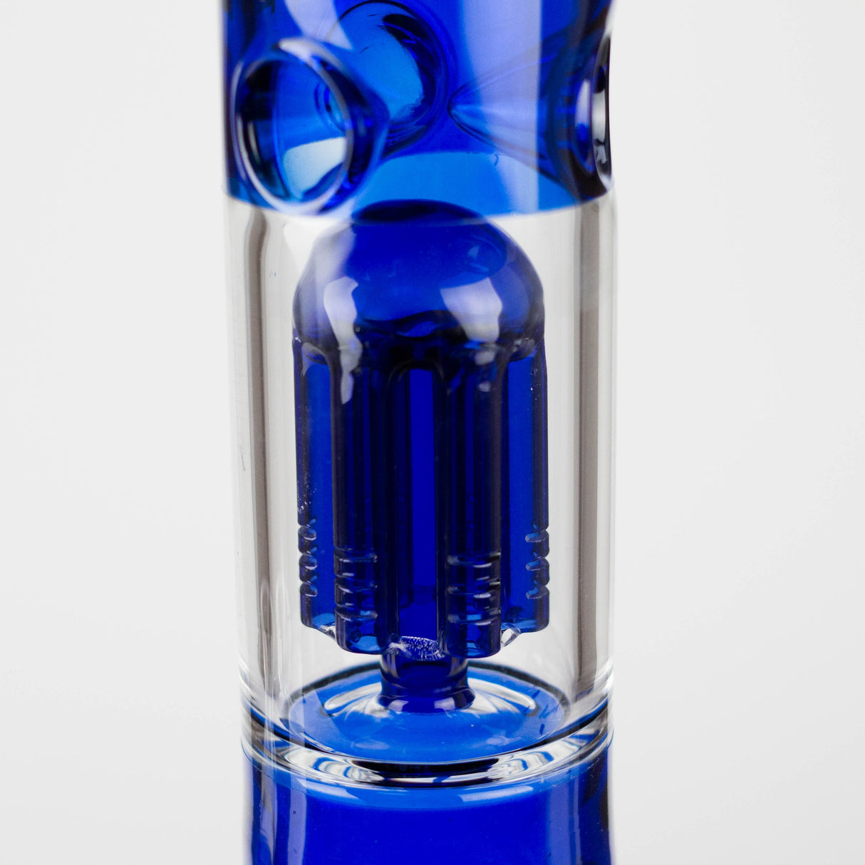 FOGGX | 14" Colored Glass Water Pipe with Percolator [FTLL09] Glass Bong LEHIGH WHOLESALE