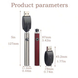 Vertex Slim Variable Voltage 510 Battery (350mAh) 510 Battery Super Supplys Inc