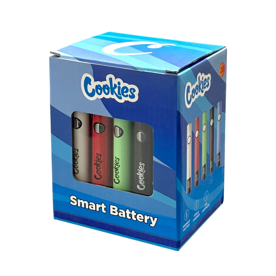 Cookies 510 Thread Battery – Smart LED Display 20CT 510 Battery Super Supplys Inc