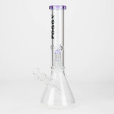 FOGGX | 14" Glass Water Pipe with Percolator [FT187] Glass Bong LEHIGH WHOLESALE Purple