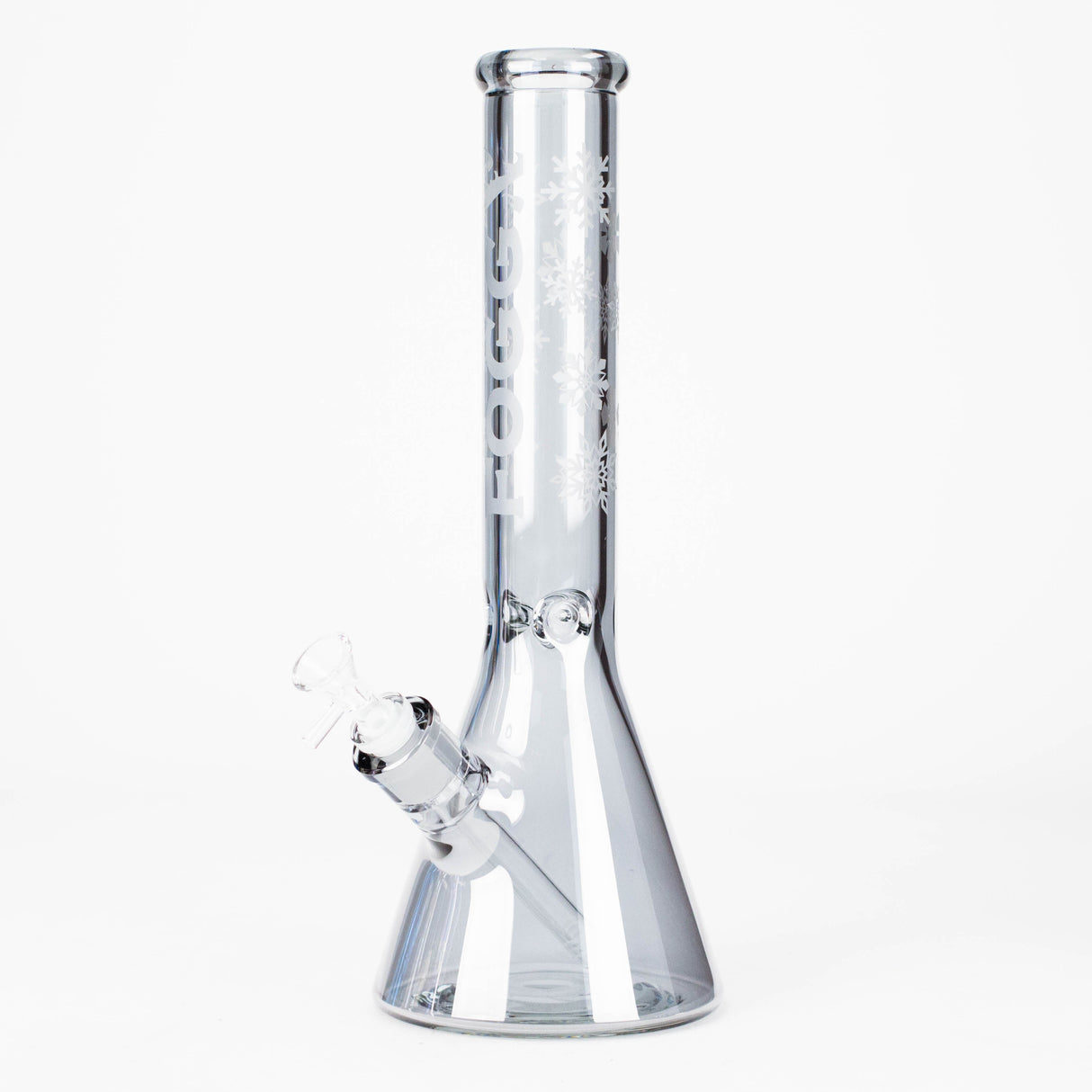 FOGGX | 14" Glass Water Pipe [FTLL01] – 7mm Glass Bong LEHIGH WHOLESALE Gray