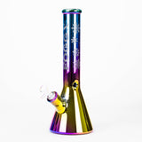 FOGGX | 14" Glass Water Pipe [FTLL01] – 7mm Glass Bong LEHIGH WHOLESALE Blue-Purple