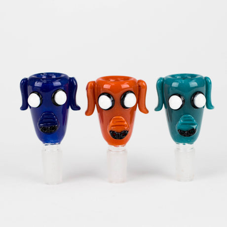 Cheech | 14mm Colourful Animal Glass Bowls with Handle – CH Bowl 110 Bowl · Popper Smoking Cat Distribution