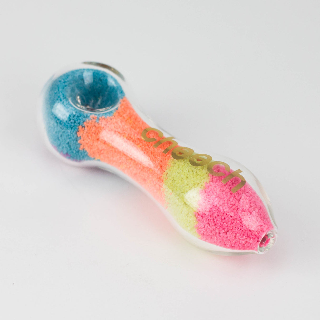 Cheech | 4.5" Glow in the Dark Hand Pipe – Assorted Colors Glass Pipe Smoking Cat Distribution