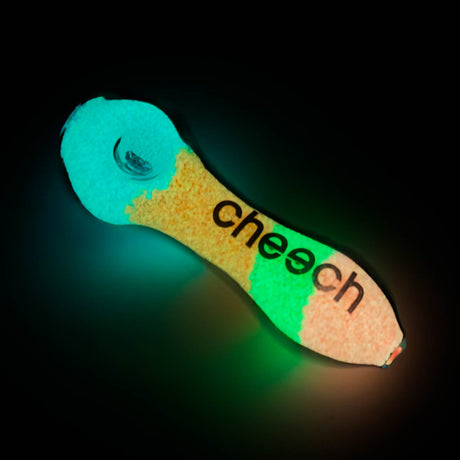 Cheech | 4.5" Glow in the Dark Hand Pipe – Assorted Colors Glass Pipe Smoking Cat Distribution