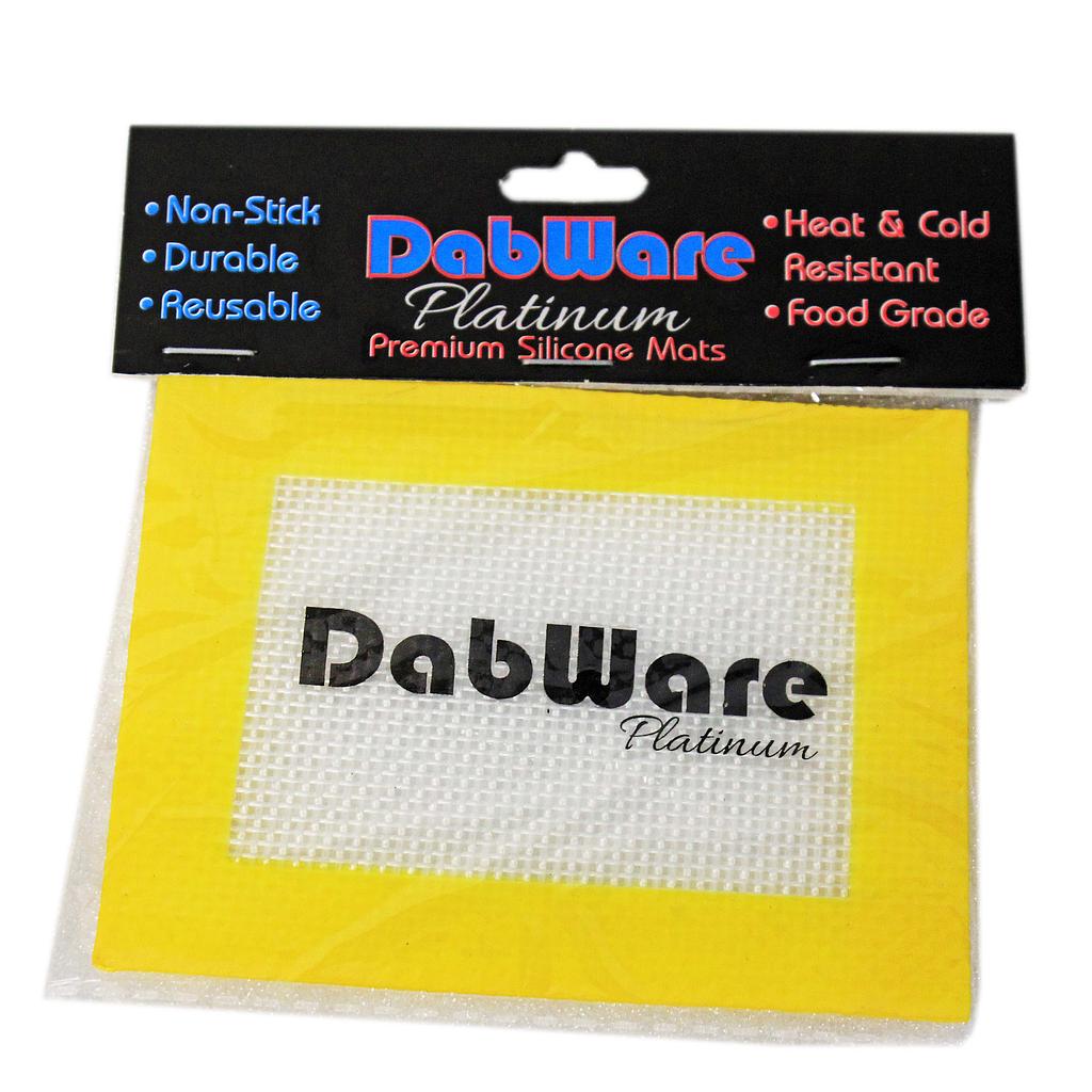 Dabware | 5.5"x4.5" Platinum Small Silicone Mat (Yellow) Tray Maq Distributors