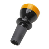 Karma | 14mm Black and Shade Glass Bowl Bowl · Popper Maq Distributors Yellow