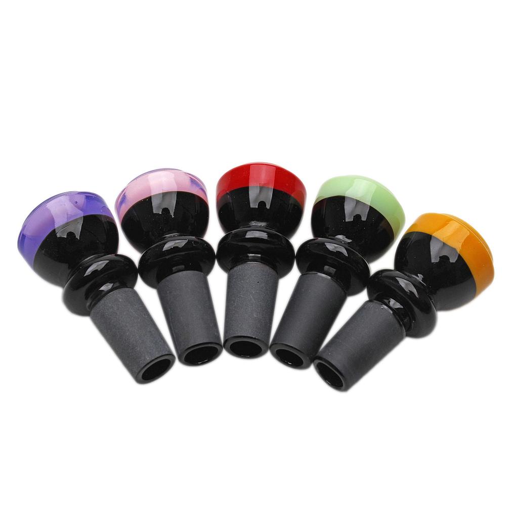 Karma | 14mm Black and Shade Glass Bowl Bowl · Popper Maq Distributors